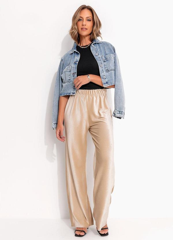 Quintess - Jaqueta Jeans Médio em Jeans 14