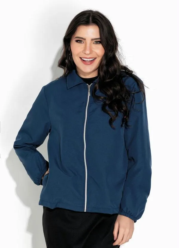 Rosalie - Jaqueta Marinho com Manga Longa 3