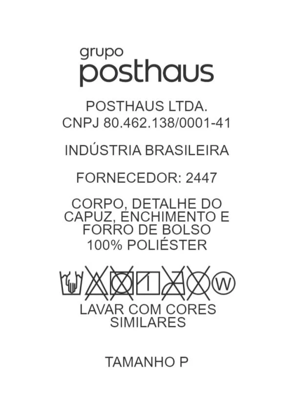 bonprix - Jaqueta Matelasse com Pelos no Capuz Preta 8