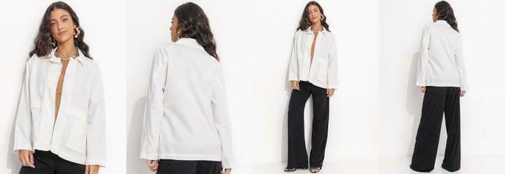 Jaqueta Off White em Sarja