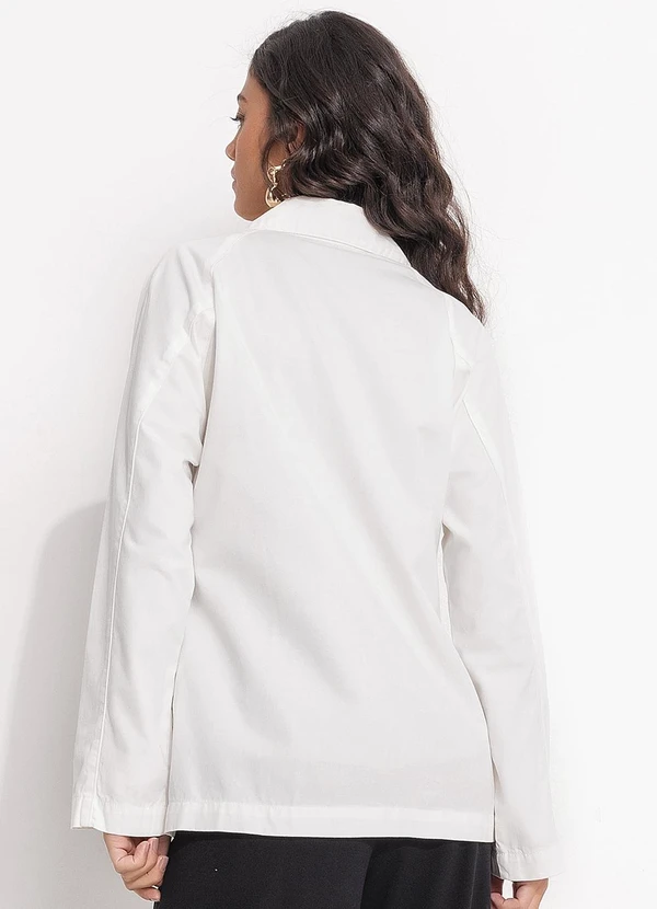 Quintess - Jaqueta Off White em Sarja 2