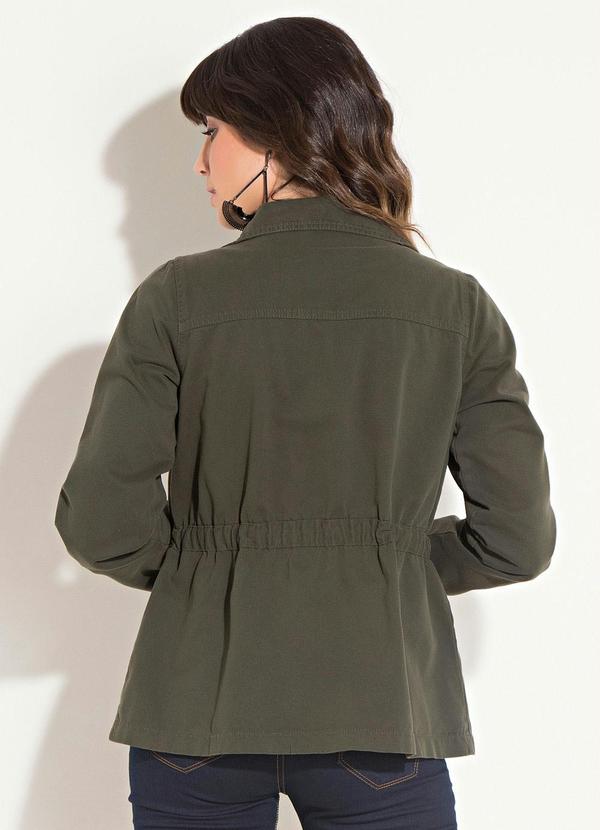 Quintess - Jaqueta Parka Verde Musgo 4