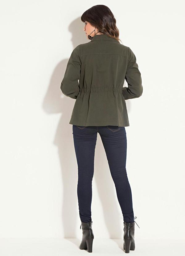 Quintess - Jaqueta Parka Verde Musgo 6