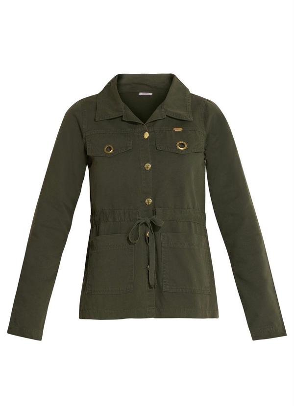 Quintess - Jaqueta Parka Verde Musgo 7