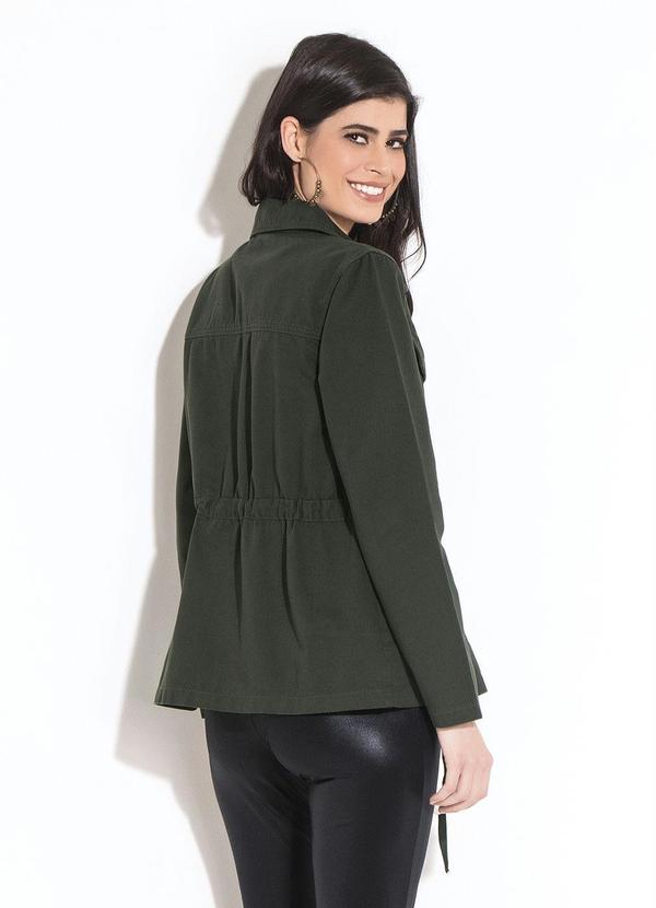 Quintess - Jaqueta Parka Verde Musgo 8