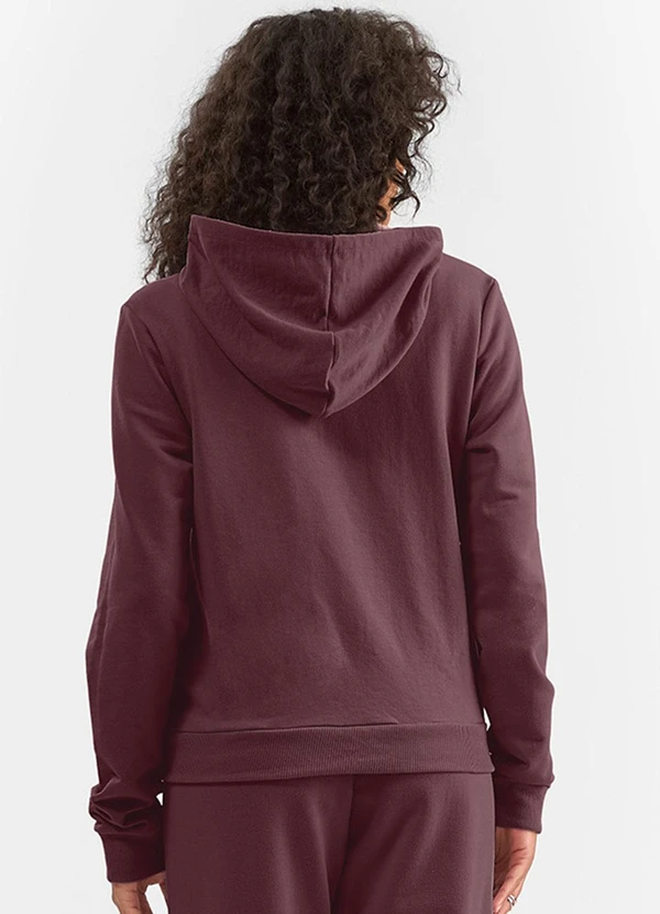 Rovitex - Jaqueta Peluciada em Moletom Rovitex Vermelho 2