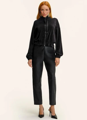 Endless - Jaqueta Plush Feminina Preto - ENDLESS