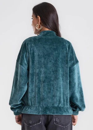 Endless - Jaqueta Plush Feminina Verde - ENDLESS