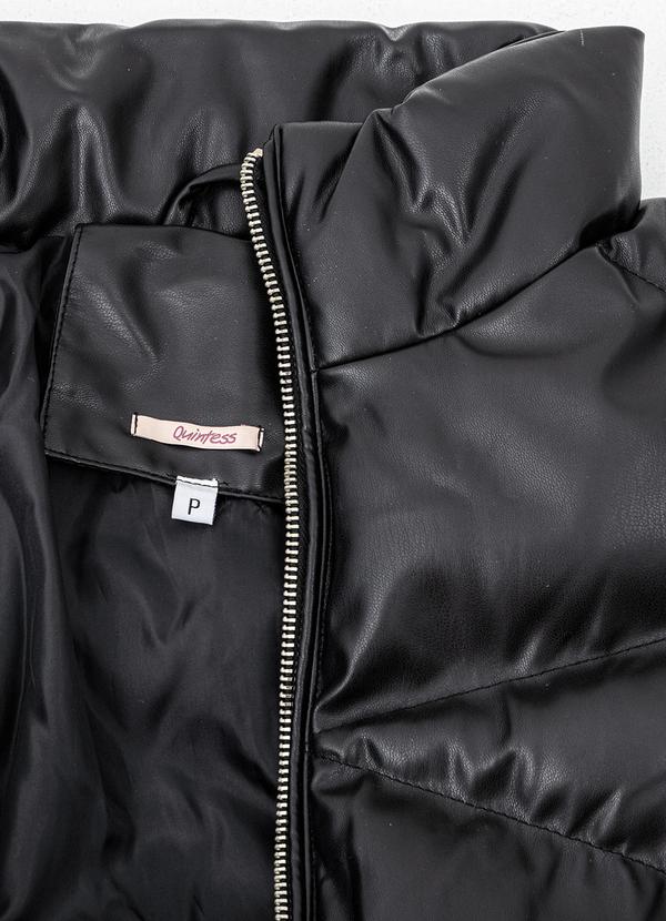 Quintess - Jaqueta Preto em Pu 4