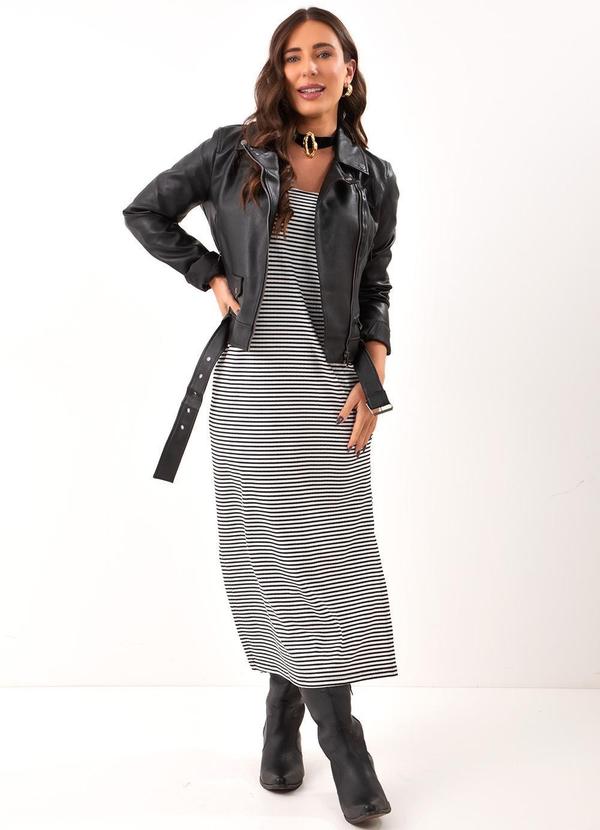 Quintess - Jaqueta Preto em Pu 11