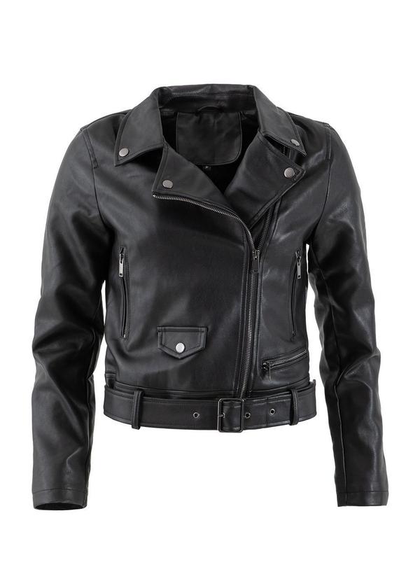 Quintess - Jaqueta Preto em Pu 16