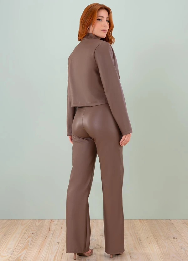 Angel - Jaqueta Pu Marrom 2