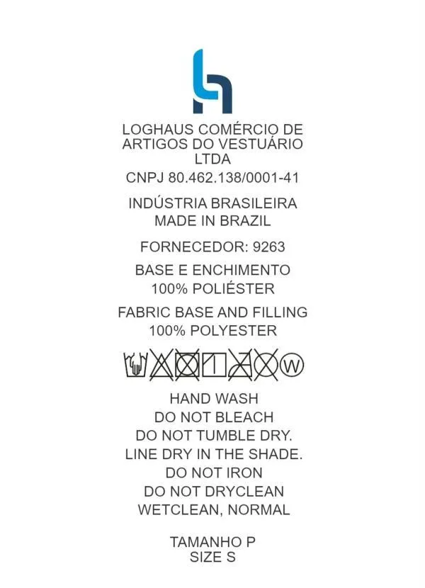 Quintess - Jaqueta Puff Azul Alongada com Bolsos 9