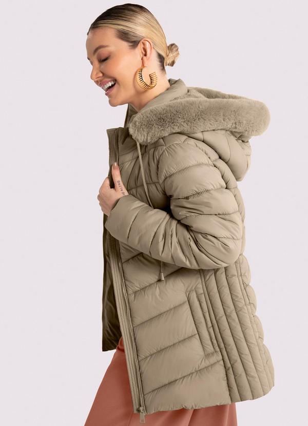 Jaqueta Puffer Jaqueta Lunender Jaqueta Puffer Alongada Com Forro