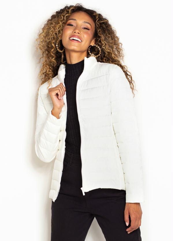 Hering - Jaqueta Puffer Branca