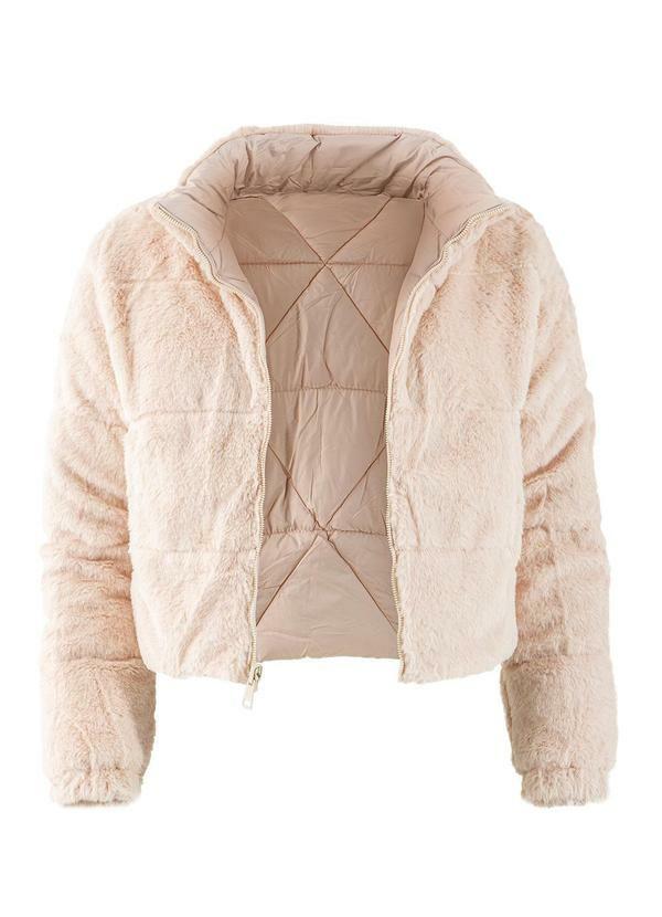 Quintess - Jaqueta Puffer Dupla Face Off White em Matelassê 11