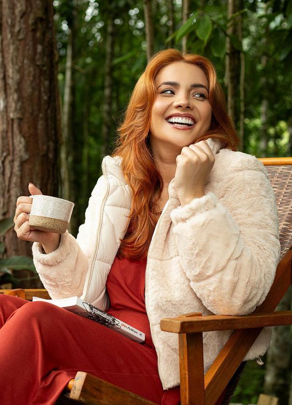 Quintess - Jaqueta Puffer Dupla Face Off White em Matelassê 3