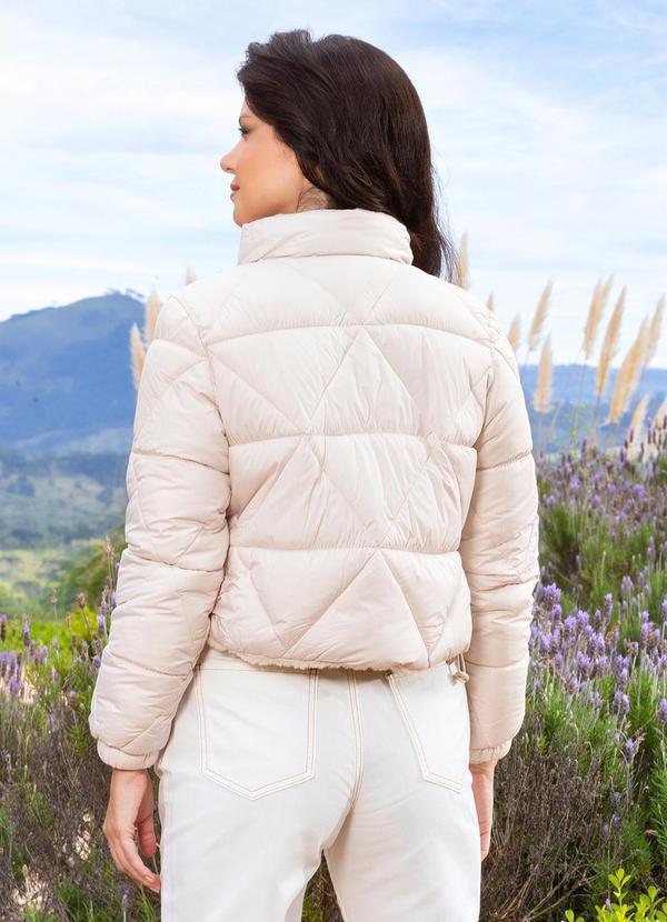 Quintess - Jaqueta Puffer Dupla Face Off White em Matelassê 6