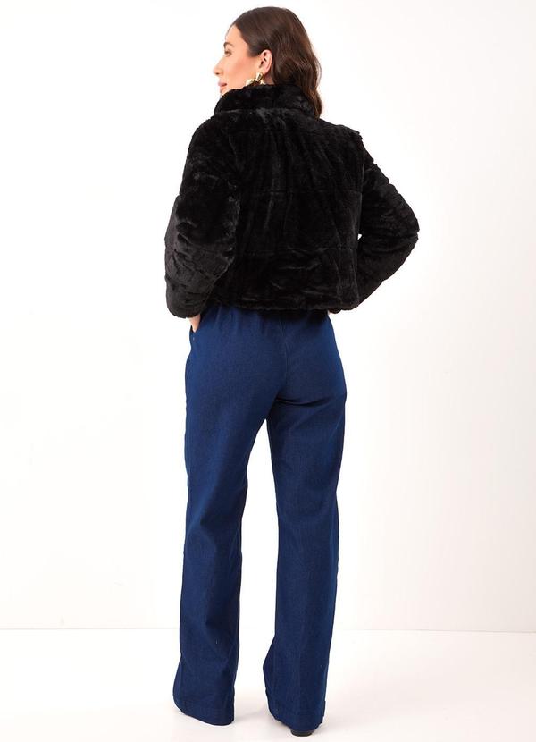 Quintess - Jaqueta Puffer Dupla Face Preto em Matelassê 6