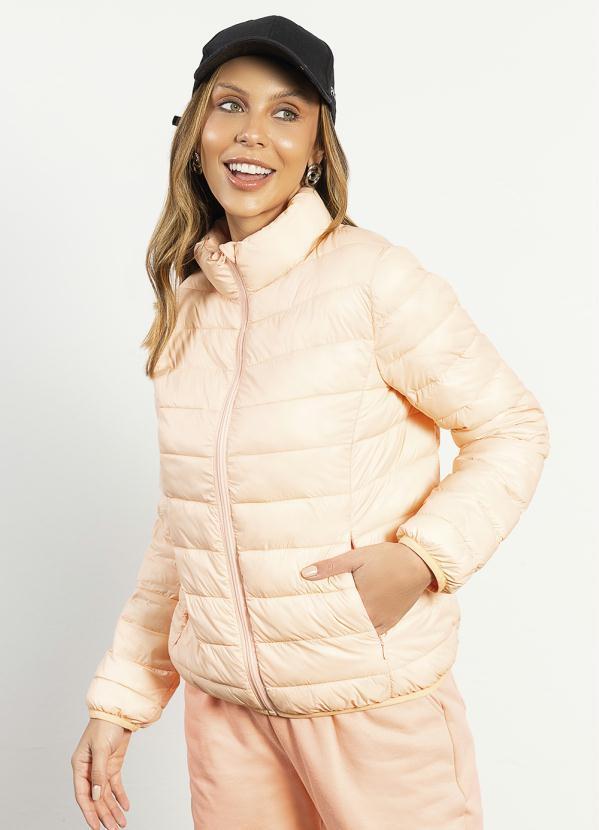 Cativa - Jaqueta Puffer Feminina Adulto Laranja