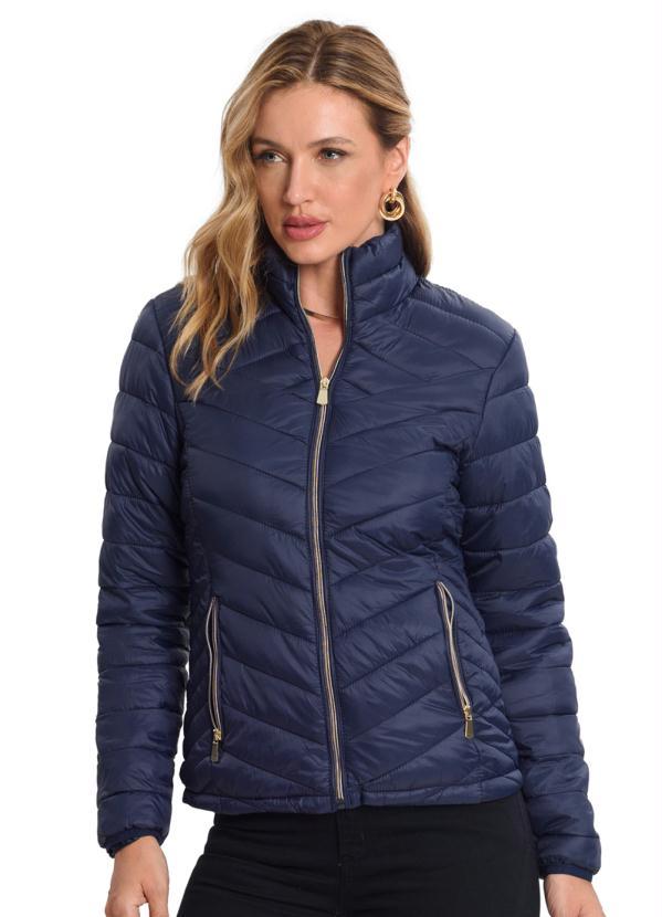 Endless - Jaqueta Puffer Feminina Azul 4