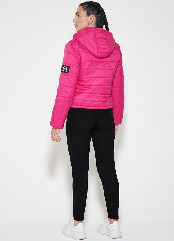 Enfim - Jaqueta Puffer Feminina Matelassê Rosa 4