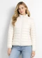 Rovitex - Jaqueta Puffer Feminina Peluciada Bege - variação: Bege