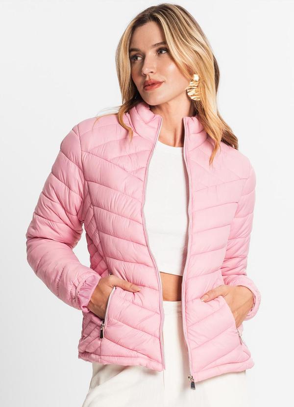 Endless - Jaqueta Puffer Feminina Rosa 2