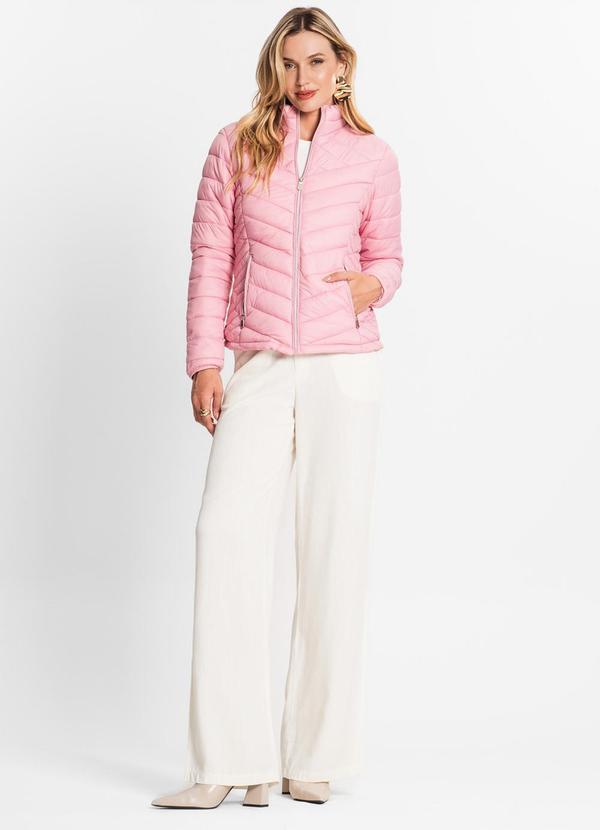 Endless - Jaqueta Puffer Feminina Rosa 4