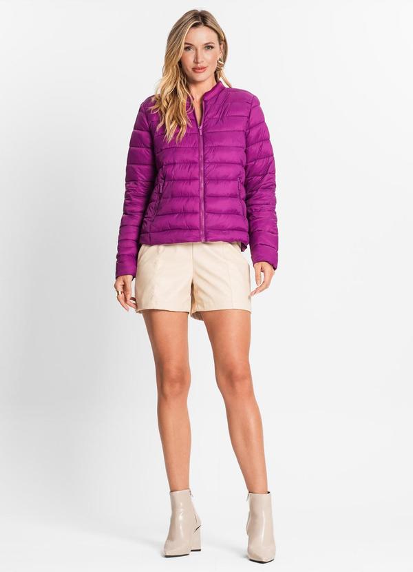 Endless - Jaqueta Puffer Feminina Roxo 3
