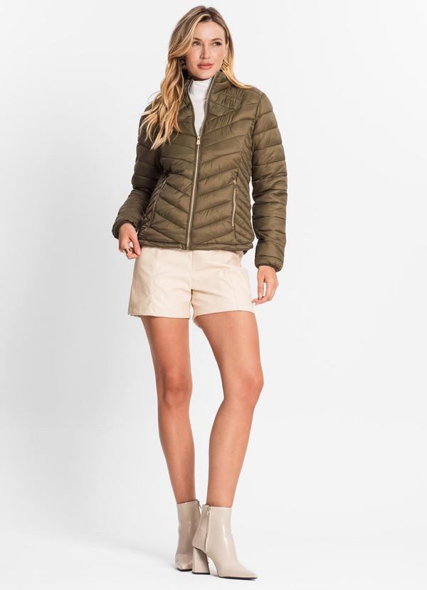 Endless - Jaqueta Puffer Feminina Verde 3