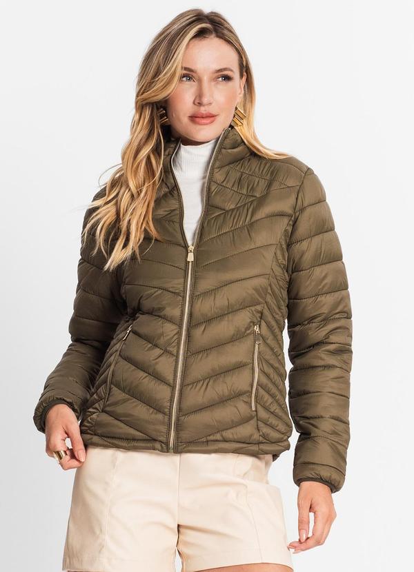 Endless - Jaqueta Puffer Feminina Verde 4