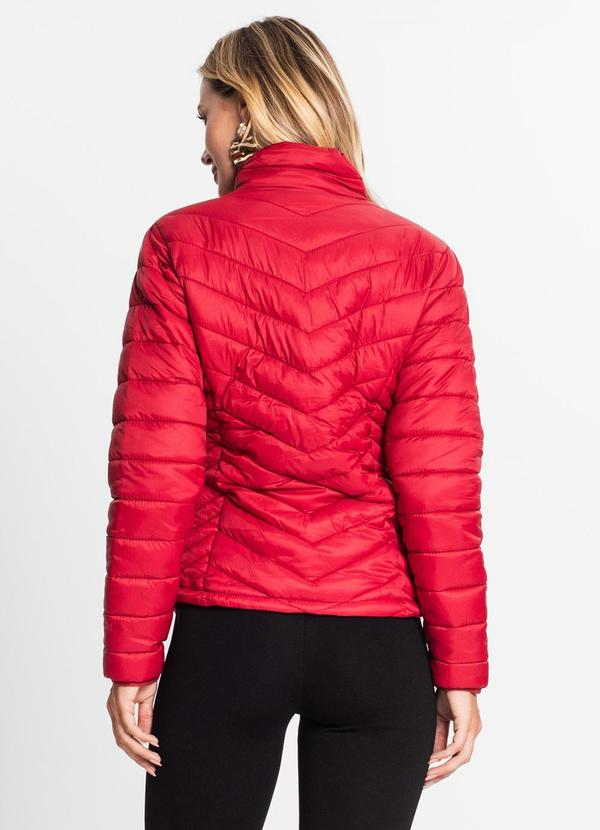 Endless - Jaqueta Puffer Feminina Vermelho 2