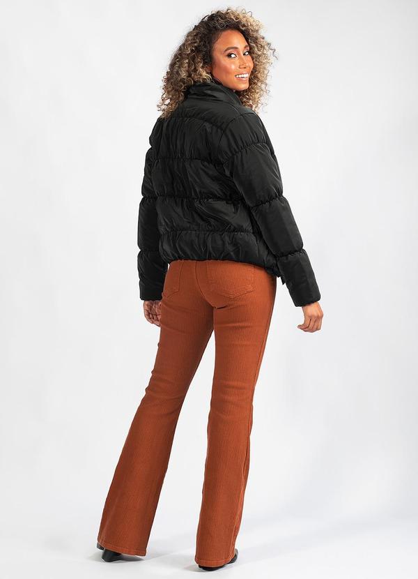 Hering - Jaqueta Puffer Gola Alta Preta 4