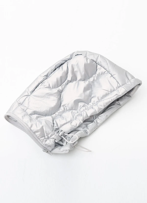 Quintess - Jaqueta Puffer Metalizada em Matelassê 17