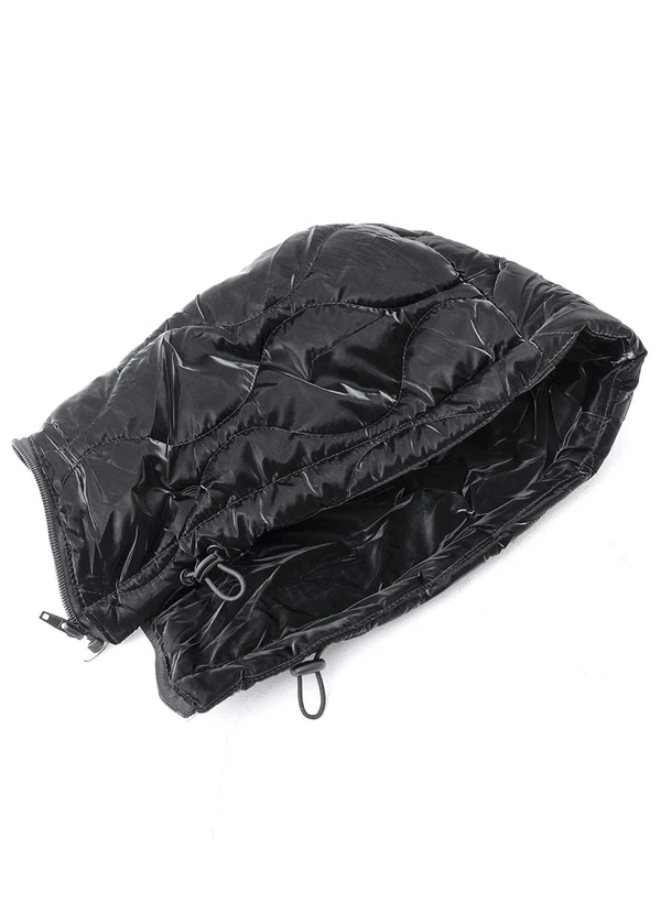 Quintess - Jaqueta Puffer Preto em Matelassê 3