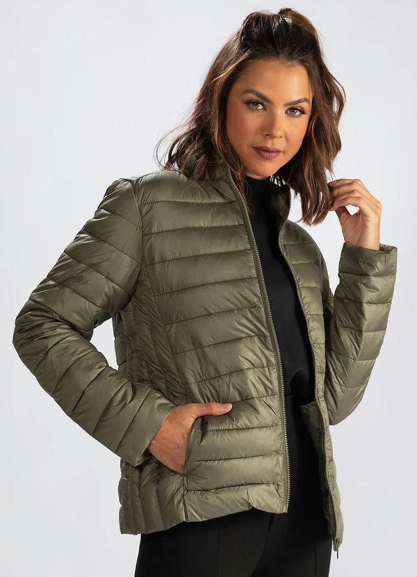 Hering - Jaqueta Puffer Verde