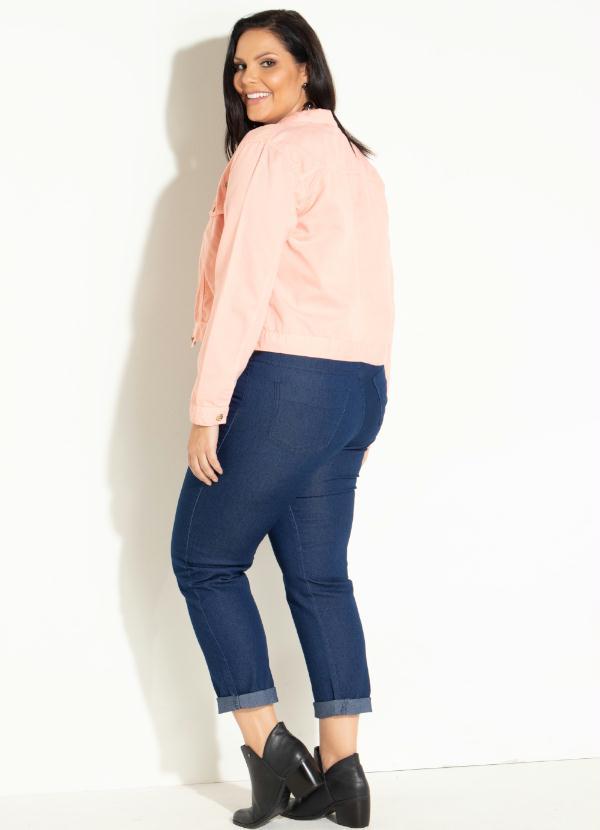 Quintess - Jaqueta Rosê com Botões Funcionais 8