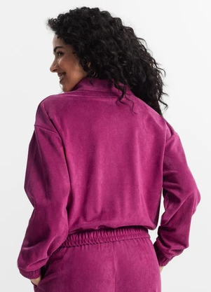 Rovitex - Jaqueta Suede Feminina Roxo - ROVITEX