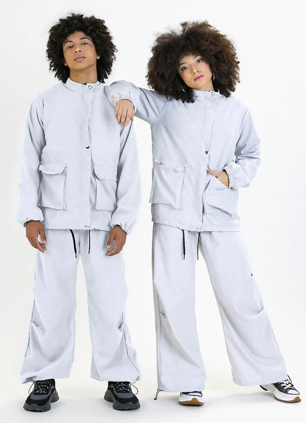 Soft Bonni - Jaqueta Teen em Microfibra Cargo e Soft Branco 3