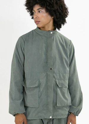 Soft Bonni - Jaqueta Teen em Microfibra Cargo e Soft Verde - SOFT BONNI