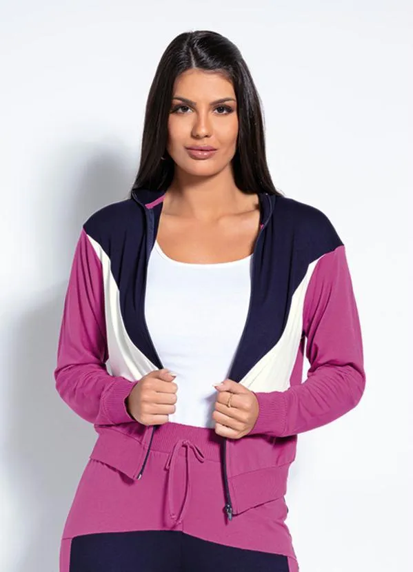 Rovitex - Jaqueta Tricolor com Recortes Rovitex 1