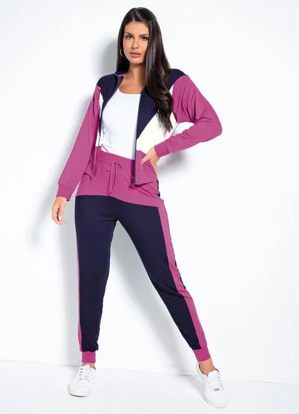 Rovitex - Jaqueta Tricolor com Recortes Rovitex 3