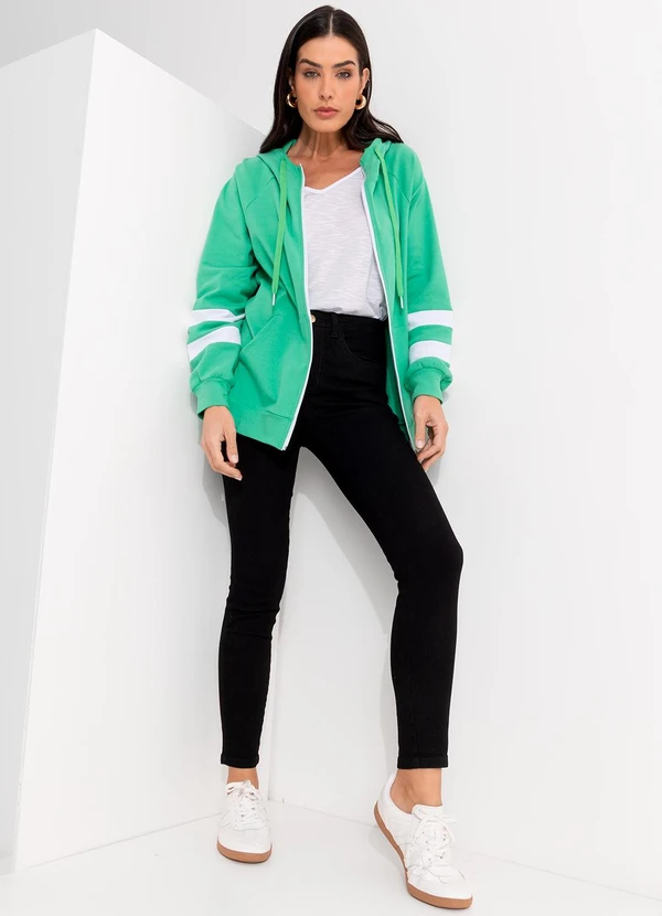 Quintess - Jaqueta Verde em Molecotton