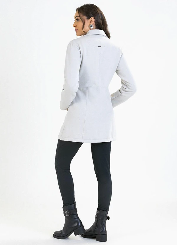 Soft Bonni - Parka Adulto em Moletom Branco 2