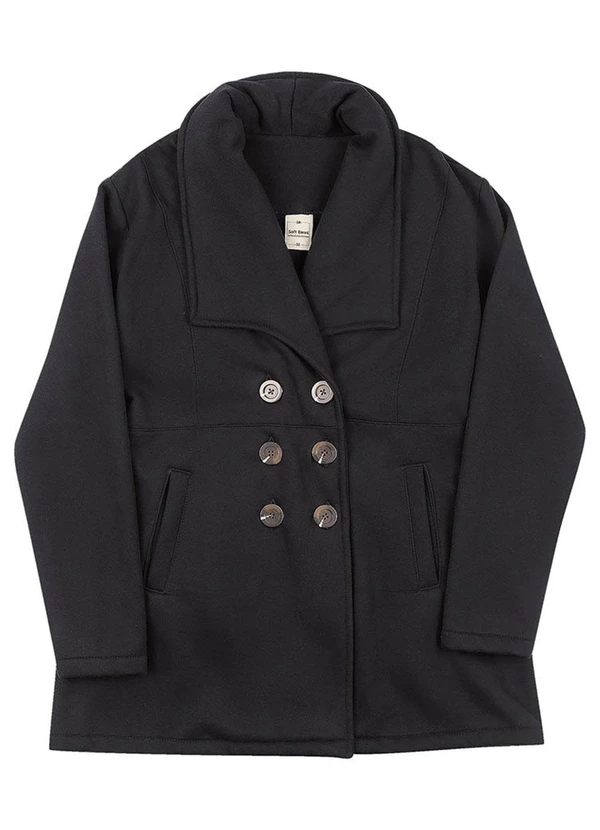 Soft Bonni - Parka Adulto em Moletom Preto 3