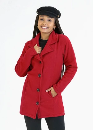 Soft Bonni - Parka Adulto em Soft Vermelho - SOFT BONNI