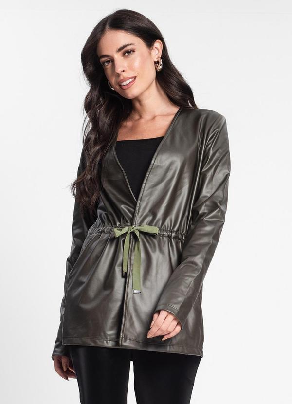 Rovitex - Parka Feminina em Cirrê Verde