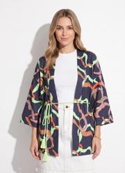 Kimono Abstrato com Cordel