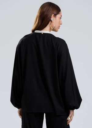 Gris - Kimono em Linho Bege - GRIS